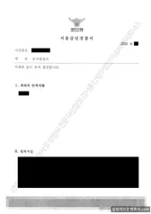 피해자대리(성공) 처분문서