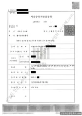 무혐의(불기소) 처분문서