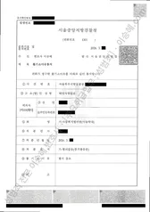 무혐의(불기소) 처분문서