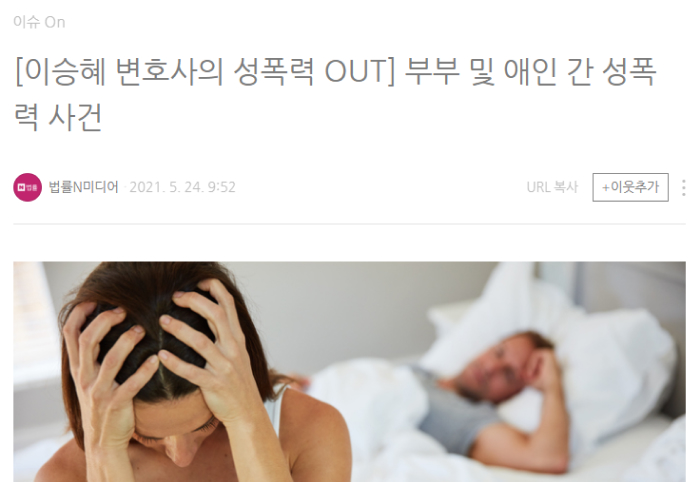 부부 및 애인 간 성폭력 사건